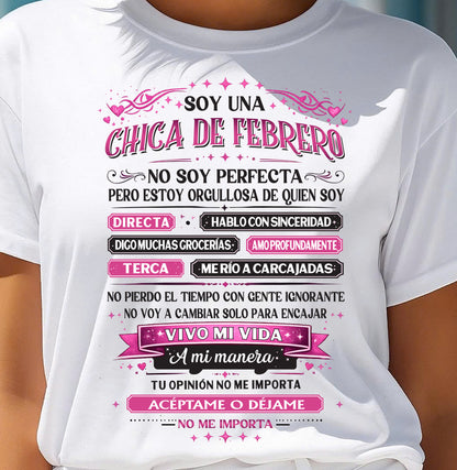 FEBRUARY SHIRT, NO SOY PERFECTA - SNOW02 (SKU2603-362-02)