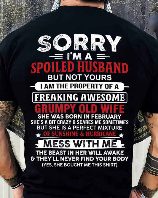 February - Spoiled Husband - Perfect Gift From Wife - SNOW02 (SKU11-02-02)