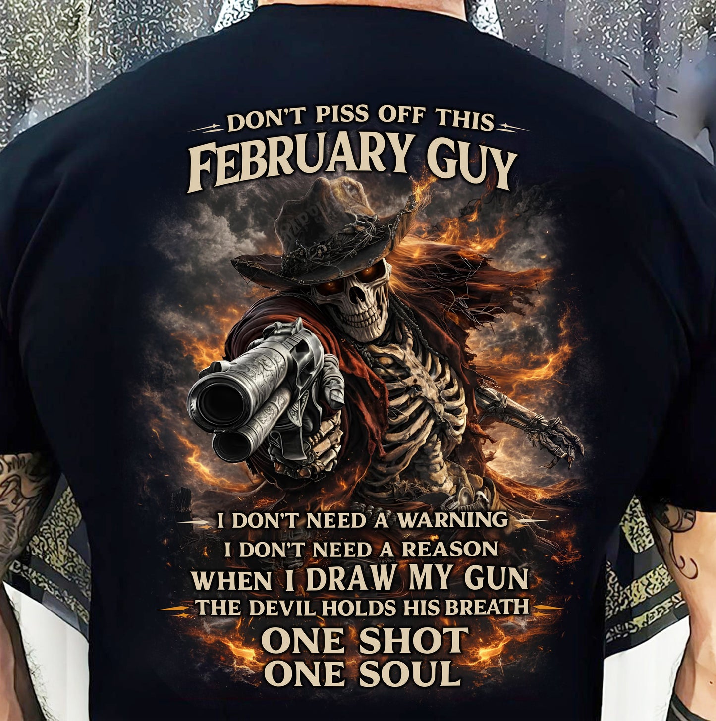 FEBRUARY, DON’T PISS OFF THIS FEBRUARY GUY - SNOW MALE02 (SKU26T-01119-02)