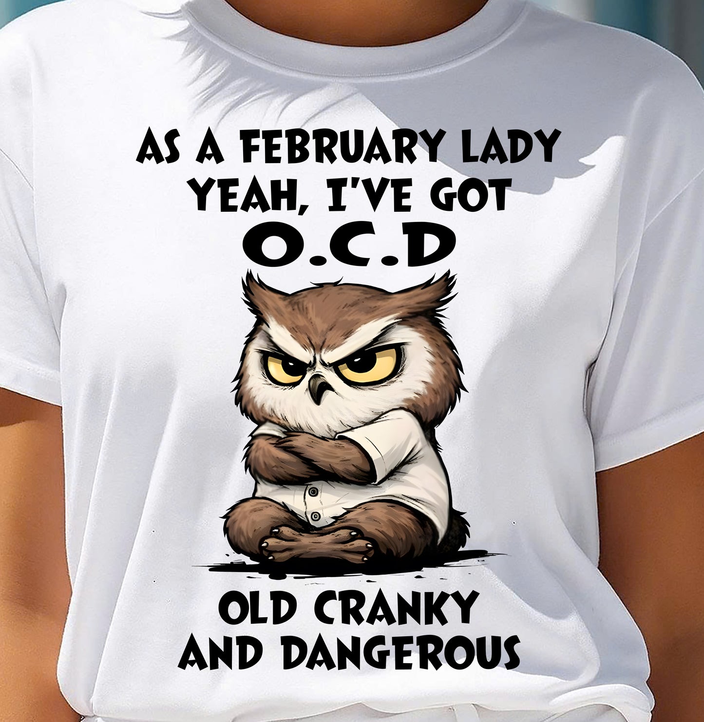 FEBRUARY SHIRT, OLD CRANKY AND DANGEROUS - SNOW02 (SKU2606-170-02)