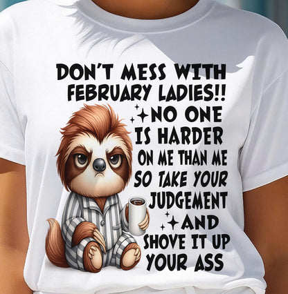 FEBRUARY SHIRT NO ONE IS HARDER ON ME THAN ME - SNOW02 (SKU2605-195-02)