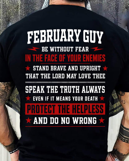 FEBRUARY SHIRT, STAND BRAVE AND UPRIGHT - SNOW MALE02 (SKU2608-44-02)