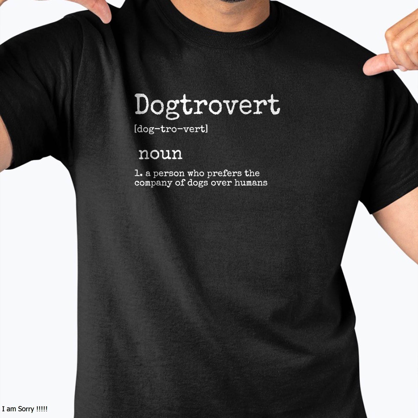 Dogtrovert Definition, Funny Dog Shirts for Women Men, Dog T-Shirt