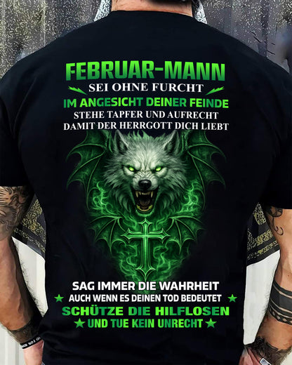FEBRUAR, SEI OHNE FURCHT IM ANGESICHT DEINER FEINDE - SNOWMALE02 (SKU2605-356-02)