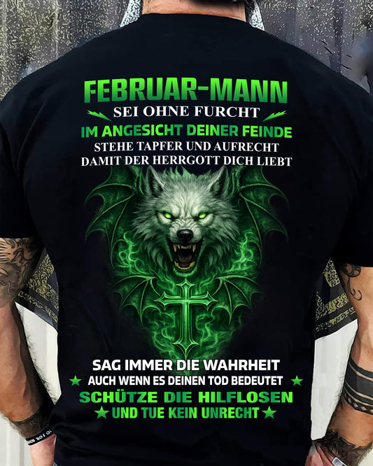 FEBRUAR, SEI OHNE FURCHT IM ANGESICHT DEINER FEINDE - SNOWMALE02 (SKU2605-356-02)