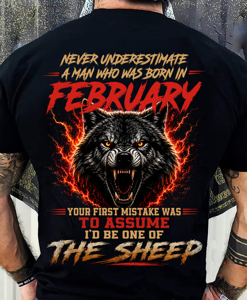 FEBRUARY SHIRT, DON'T ASSUME I'D BE ONE OF THE SHEEP - SNOW MALE02 (SKU2608-497-02)