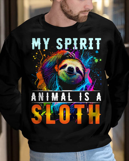 My Spirit Animal is A Sloth T-Shirt Funny Sloths T-Shirt