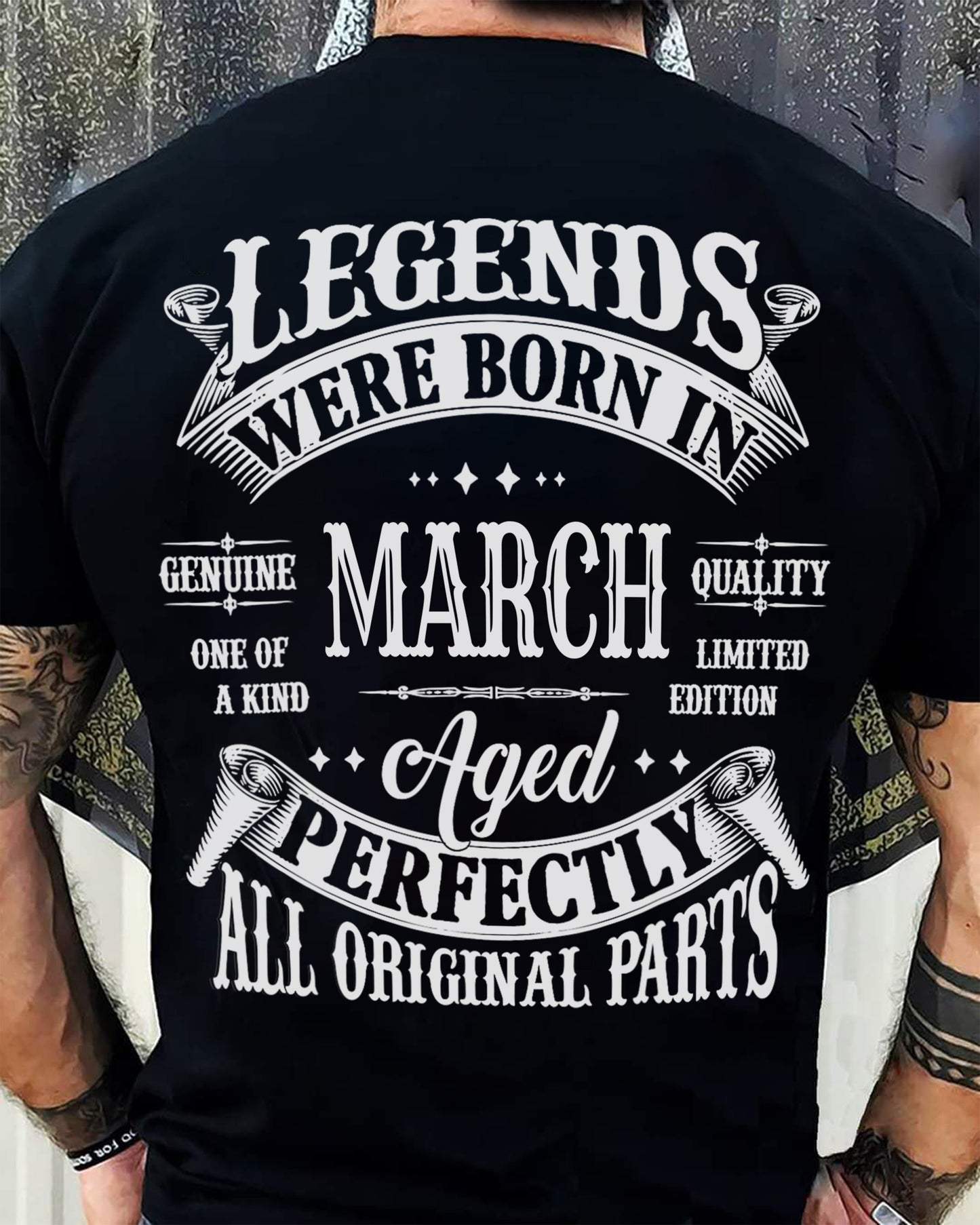 MARCH, LEGENDS WERE BORN IN MARCH-SNOW MALE03 (SKU08-37-03)