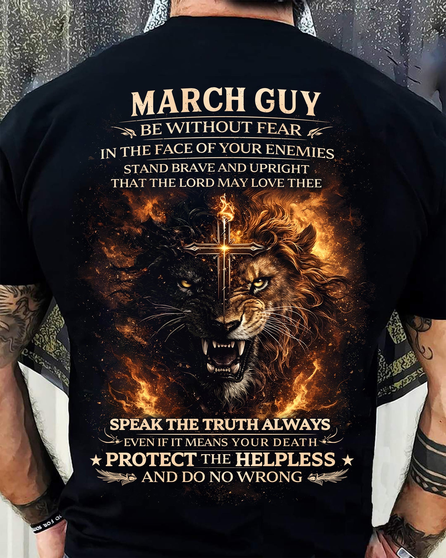 MARCH, STAND BRAVE AND UPRIGHT - SNOW MALE03 (SKU2603-09-03)