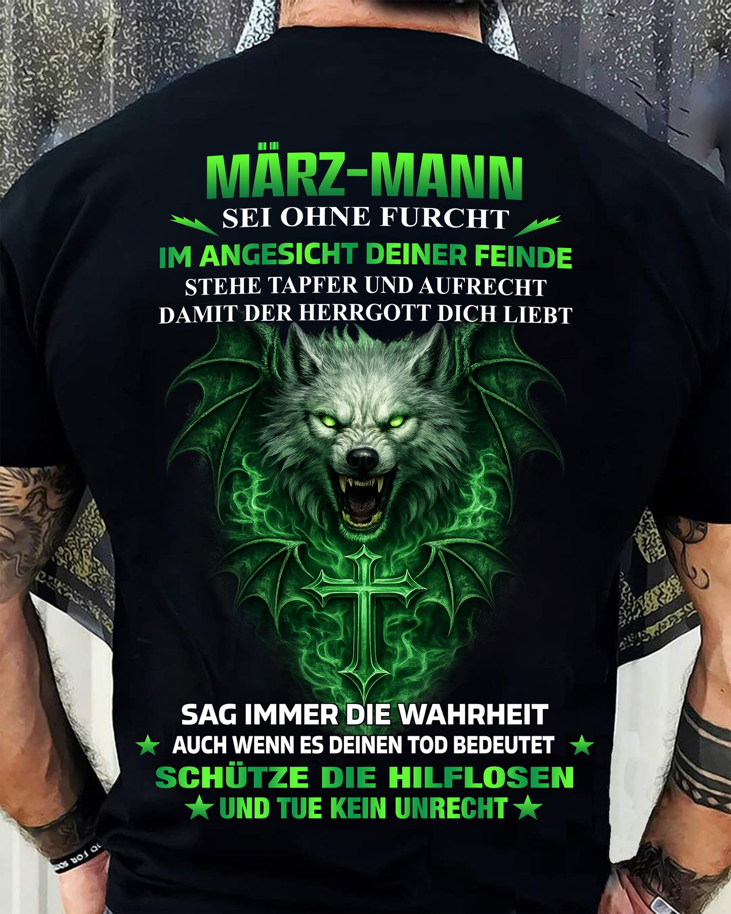 MÄRZ, SEI OHNE FURCHT IM ANGESICHT DEINER FEINDE - SNOWMALE03 (SKU2605-356-03)