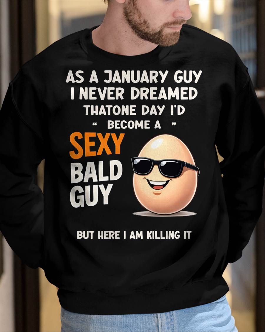 JANUARY SHIRT FOR A SEXY BALD MAN - SNOW01 (SKU2603-290-01)