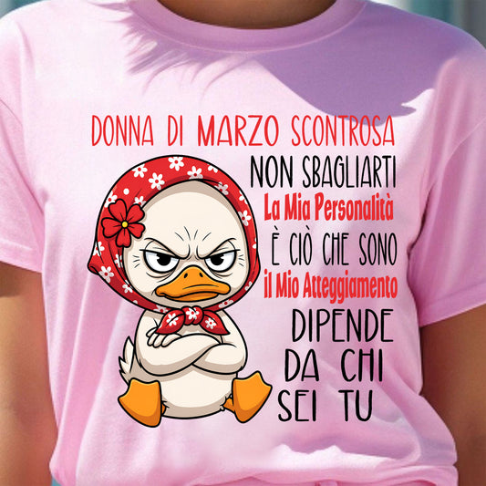 Marzo, NON SBAGLIARTI La Mia Personalità È CIÒ CHE SONO - SNOW Ita03 (SKU2605-267-03)