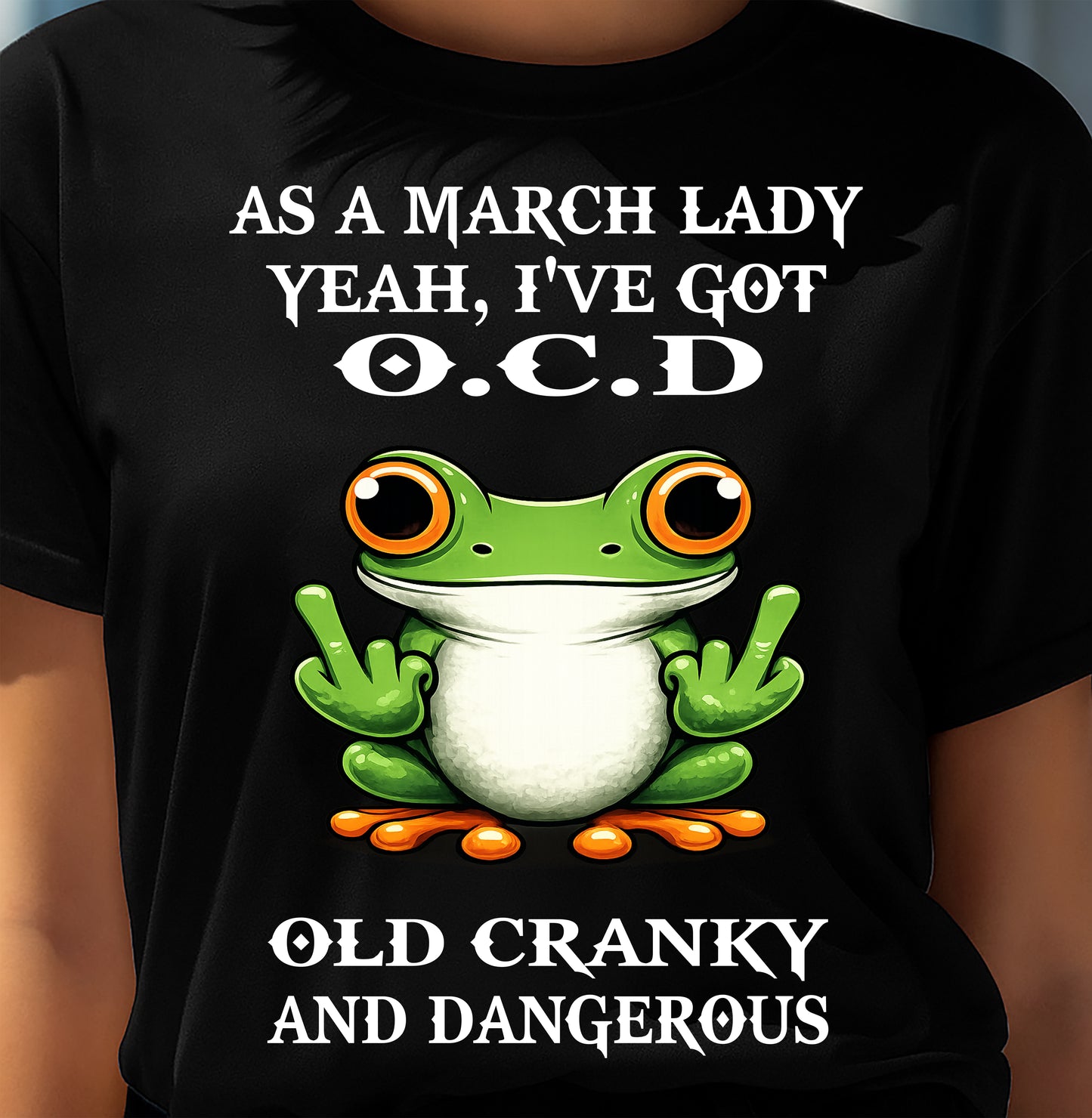 MARCH SHIRT, OLD CRANKY DANGEROUS - SNOW03 (SKU2606-68-03)