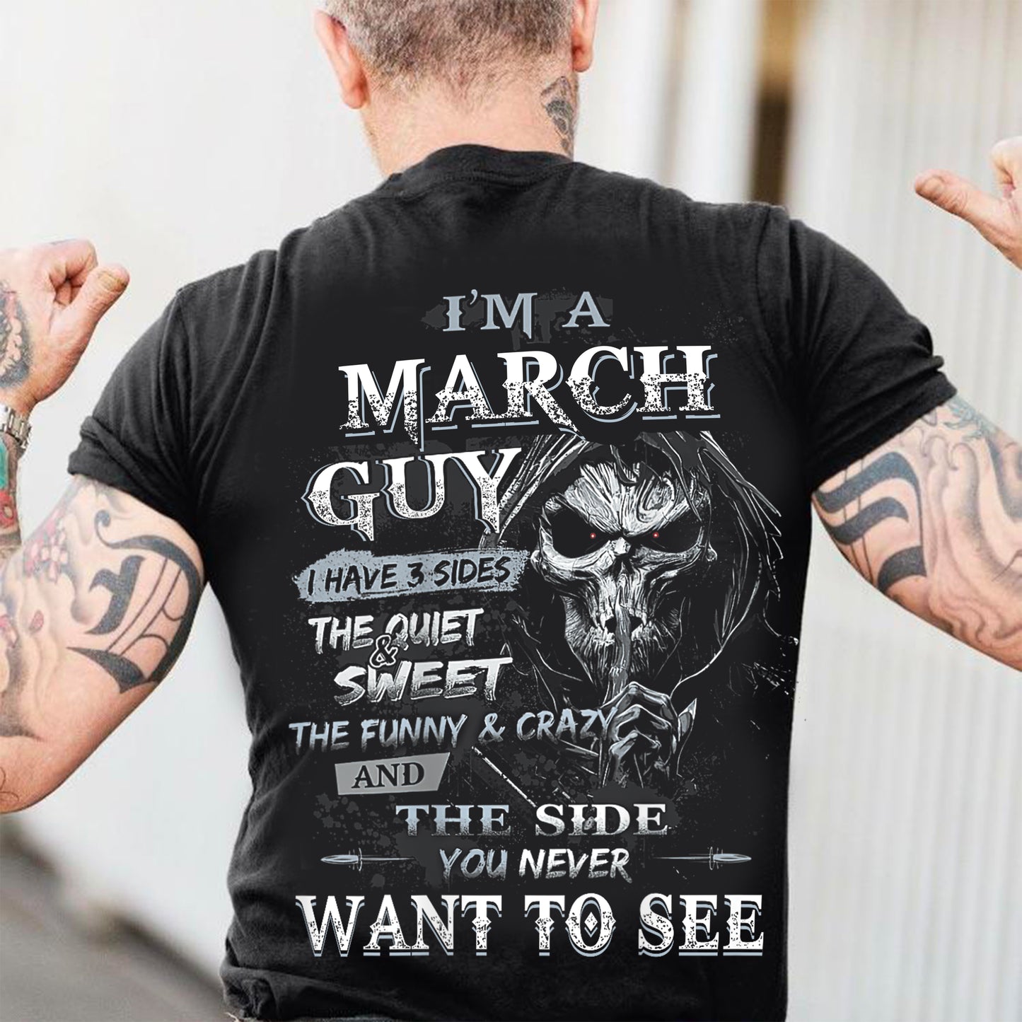 MARCH, I HAVE 3 SIDES THE QUIET & SWEET THE FUNNY & CRAZY-SNOW MALE03 (SKU07-60-03)