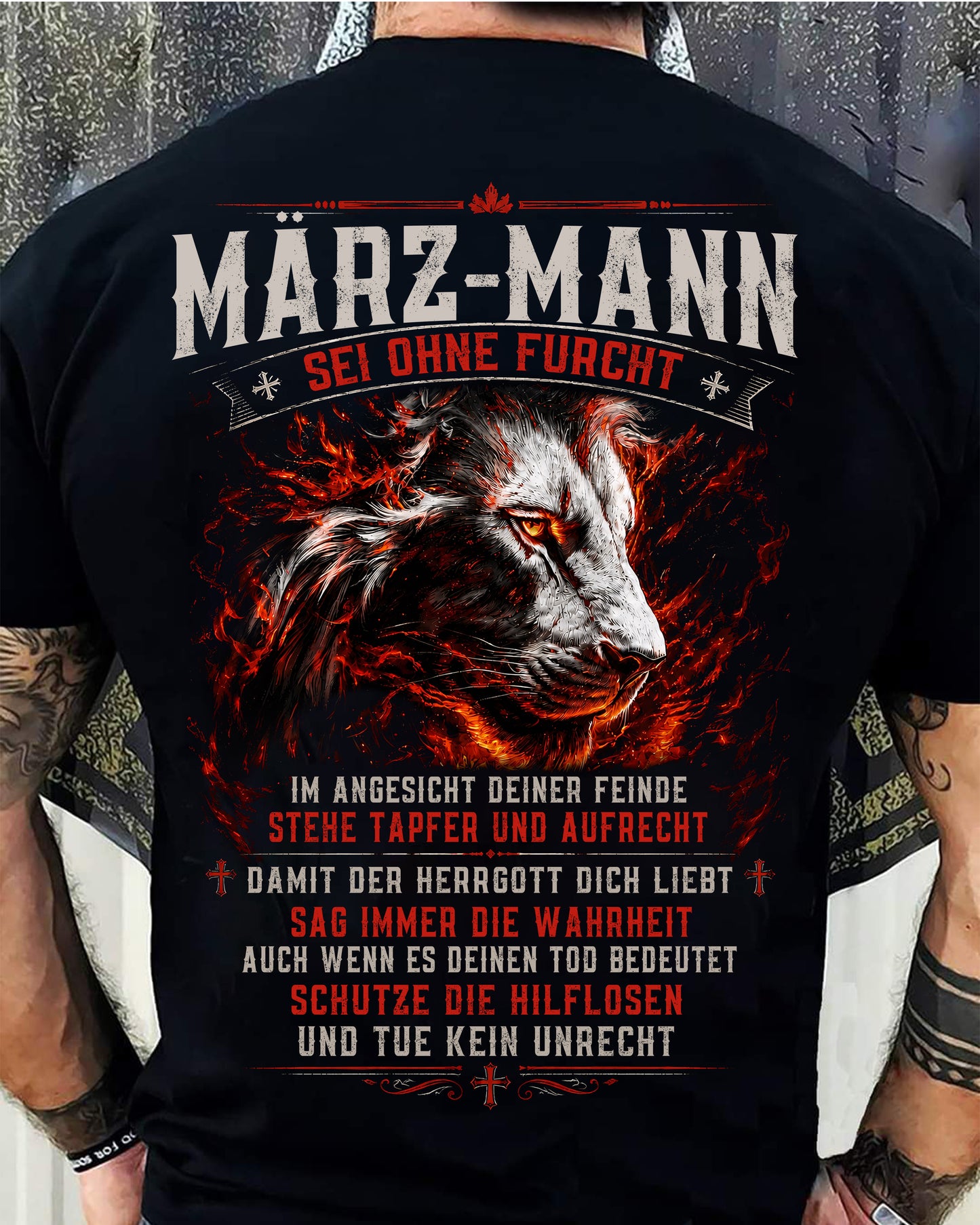 MÄRZ, SEI OHNE FURCHT IM ANGESICHT DEINER FEINDE - SNOW GER03 (SKU2605-362-03)