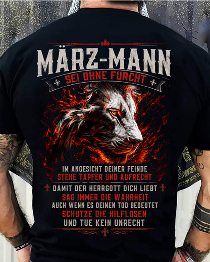 MÄRZ, SEI OHNE FURCHT IM ANGESICHT DEINER FEINDE - SNOW GER03 (SKU2605-362-03)