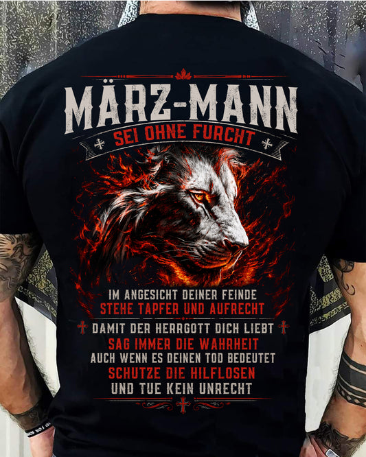 MÄRZ, SEI OHNE FURCHT IM ANGESICHT DEINER FEINDE - SNOW GER03 (SKU2605-362-03)