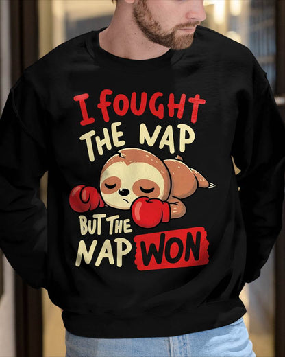 Sloth I Fought The Nap But The Nap Won T-Shirt