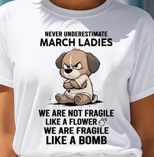 MARCH SHIRT, WE ARE FRAGILE LIKE A BOMB - FMA SNOW03 (SKU2603-351-03)