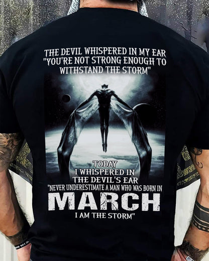 MARCH, NEVER UNDERESTIMATE A MAN WHO WAS BORN IN MARCH-SNOW MALE03 (SKU08-35-03)