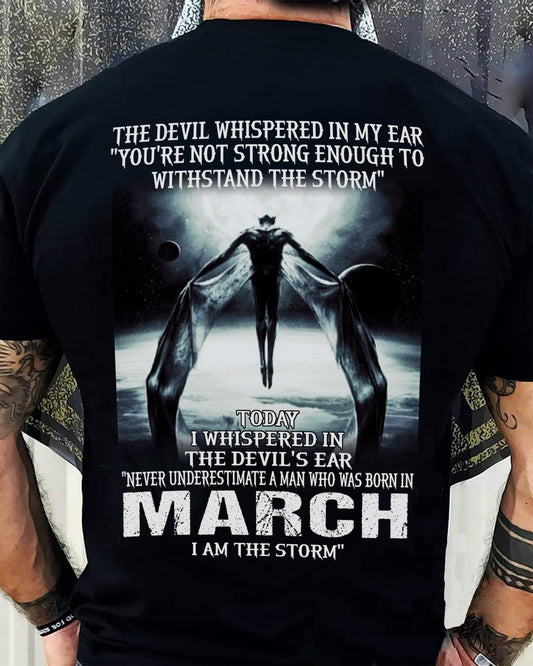 MARCH, NEVER UNDERESTIMATE A MAN WHO WAS BORN IN MARCH-SNOW MALE03 (SKU08-35-03)
