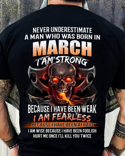 MARCH SHIRT, I AM FEARLESS – SNOW MALE03 (SKU2602-173-03)