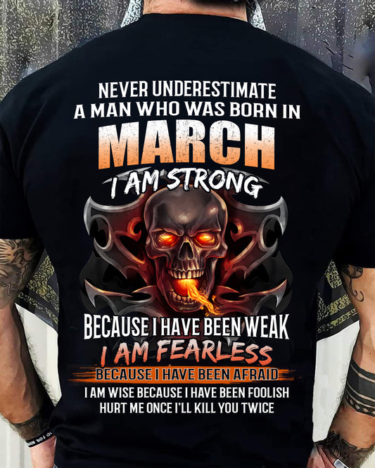 MARCH SHIRT, I AM FEARLESS – SNOW MALE03 (SKU2602-173-03)