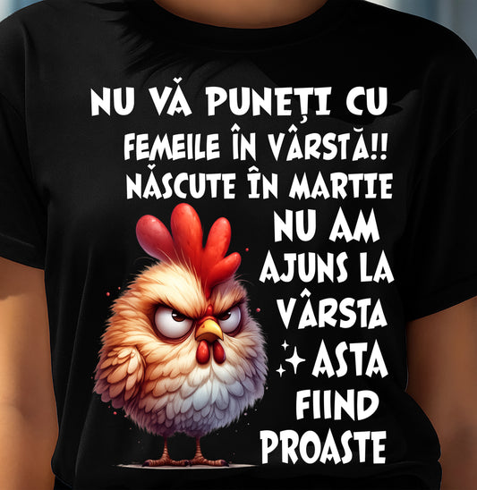 MARTIE, NU VĂ PUNEȚI CU FEMEILE ÎN VÂRSTĂ!! - SNOW RO03 (SKU2606-97-03)