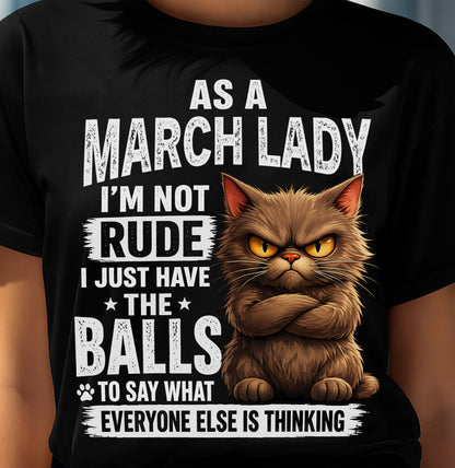 MARCH SHIRT, SAY WHAT EVERYONE ELSE IS THINKING - SNOW03 (SKU2604-273-03)