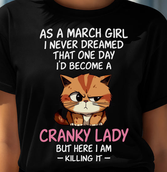 MARCH SHIRT, HERE I AM KILLING IT - SNOW03 (SKU2603-265-03)