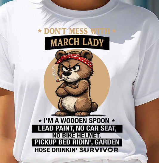 MARCH SHIRT, I'M A WOODEN SPOON, LEAD PAINT - SNOW03 (SKU2604-258-03)