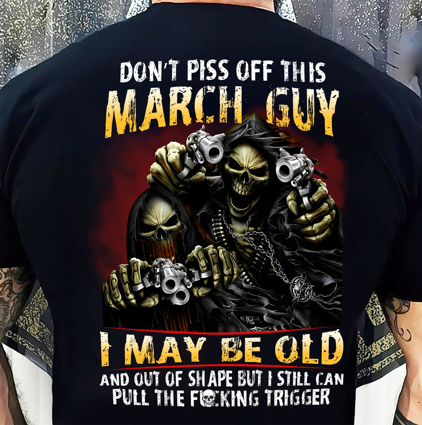 MARCH, DON’T PISS OFF THIS MARCH GUY – SNOW MALE03 (SKU26T-01-28-03)