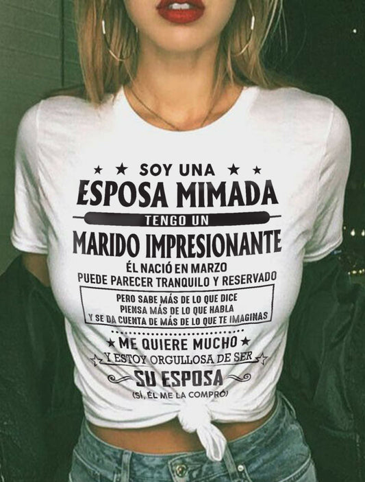 Marzo – Esposo increíble nacido en marzo – Regalo especial para tu esposa – SNOW03 (SKU03-11-03)