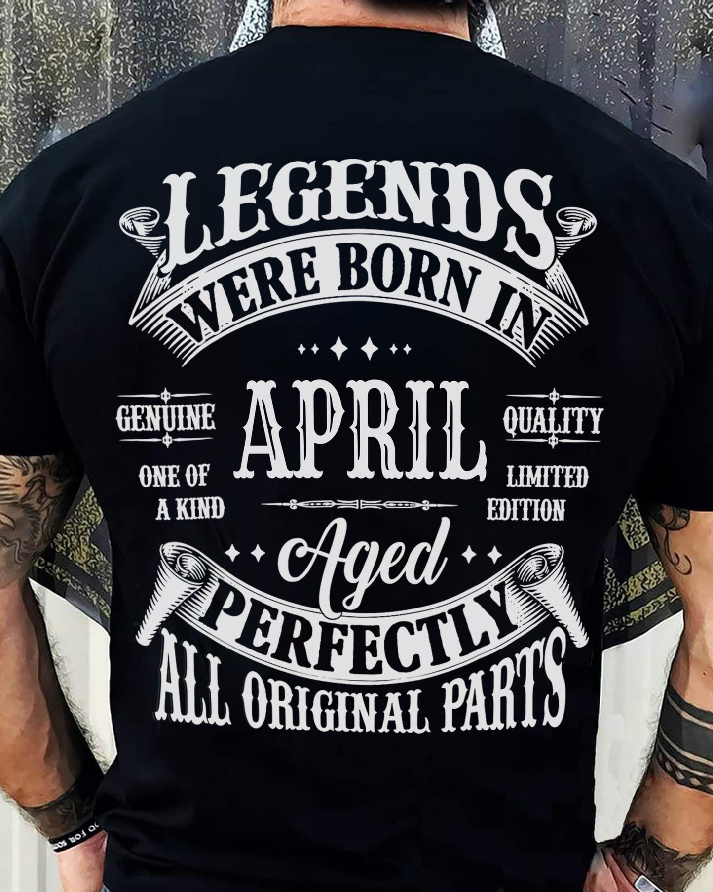 APRIL, LEGENDS WERE BORN IN APRIL-SNOW MALE04 (SKU08-37-04)