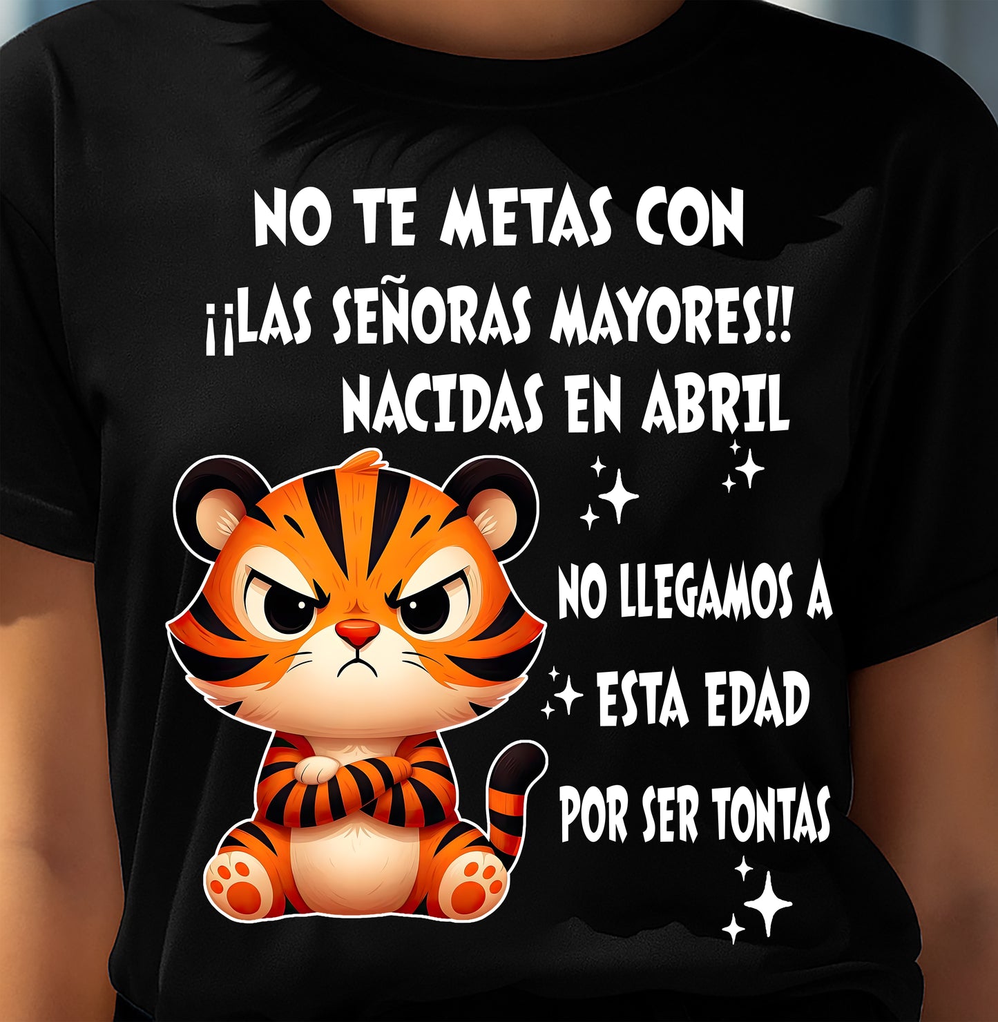 ABRIL SHIRT, NO TE METAS CON MUJERES MAYORES - FMA SNOW04 (SKU2604-164-04)