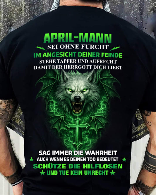 APRIL, SEI OHNE FURCHT IM ANGESICHT DEINER FEINDE - SNOWMALE04 (SKU2605-356-04)