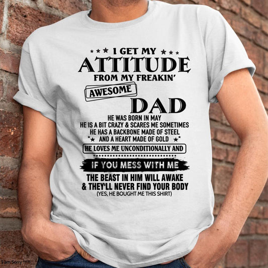 May - Gift For Son and Daughter From Dad - SNOW05 - (SKU-TDADC-05)