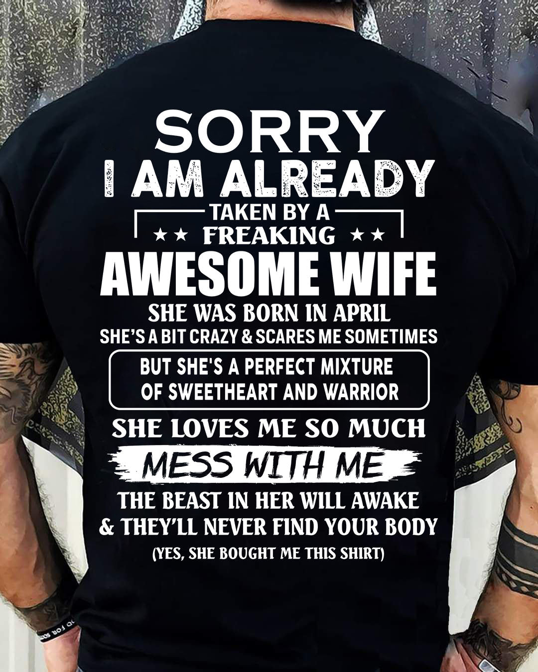 Wife Aril - Perfect gift for your husband - SNOW04 (SKU68-86-04)