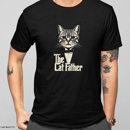 Cat Lover Gifts Funny The CatFather Mens Cat Dad T-Shirt