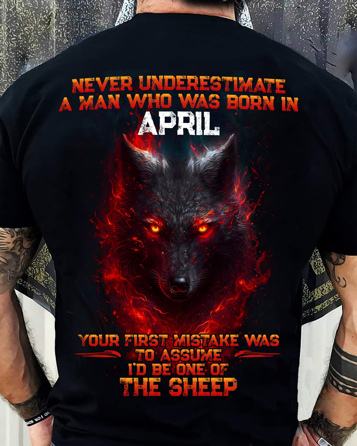 APRIL, I'D BE ONE OF THE SHEEP - SNOW MALE04 (SKU2602-131-04)