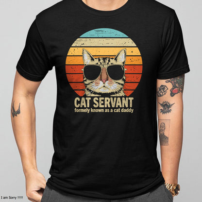 Cat Daddy Funny Fathers Day for Cat Dad T-Shirt