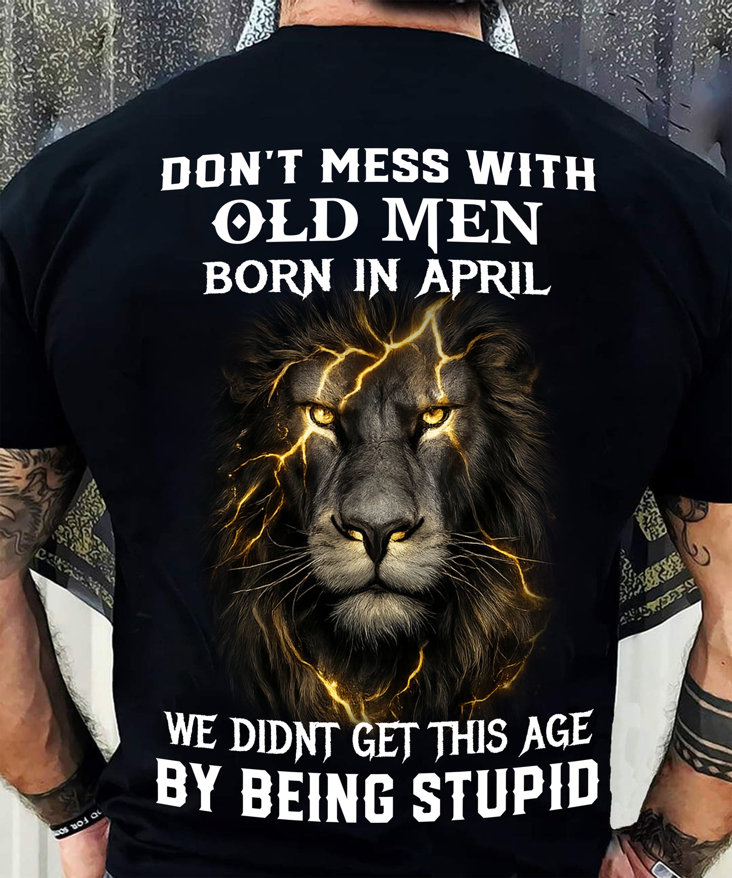 APRIL SHIRT, DON’T MESS WITH OLD MEN - SNOW MALE01 (SKU2604-309-04)