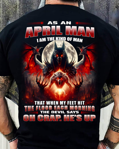 APRIL SHIRT, OH CRAP HE'S UP - MAN SNOW04 (SKU2604-94-04)