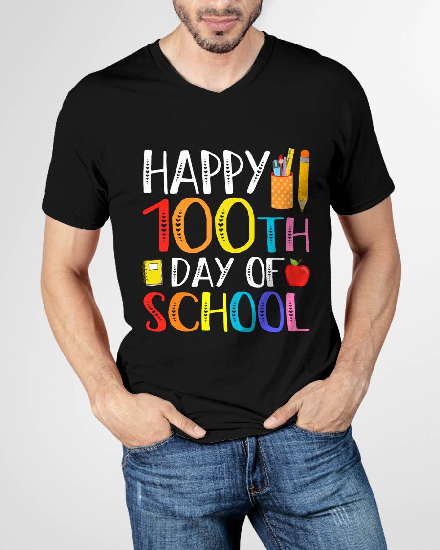 100 Days of School Teacher and Student T-Shirt