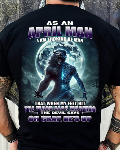 APRIL SHIRT, OH CRAP HE'S UP - MAN SNOW04 (SKU2604-96-04)