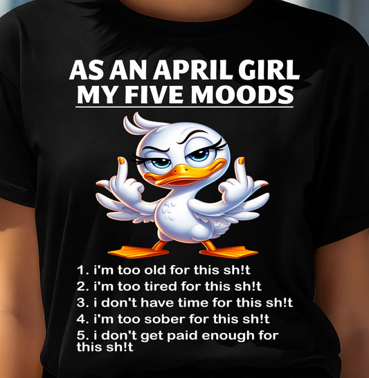 APRIL SHIRT, MY FIVE MOODS - SNOW04 (SKU2604-248-04)