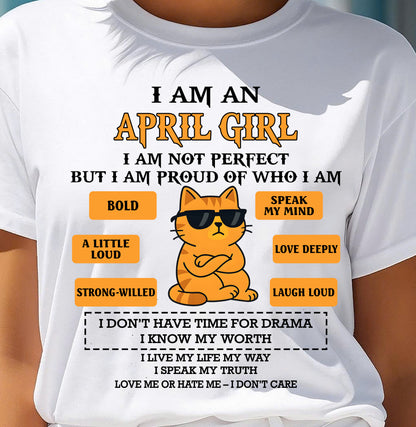 APRIL SHIRT, I AM PROUD OF WHO I AM - FMA SNOW04 (SKU2603-292-04)