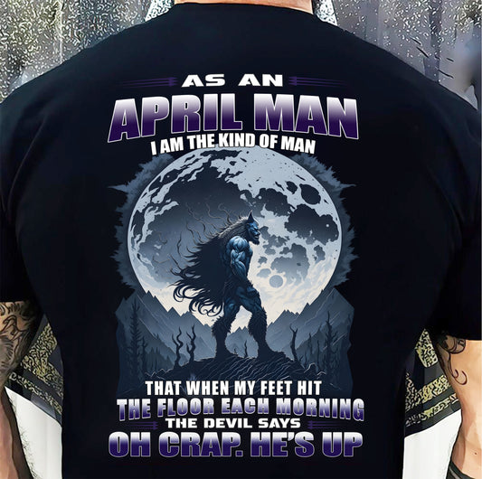 APRIL, THE DEVIL SAYS OH CRAP, HE’S UP-SNOW MALE04 (SKU26T-01-56-04)