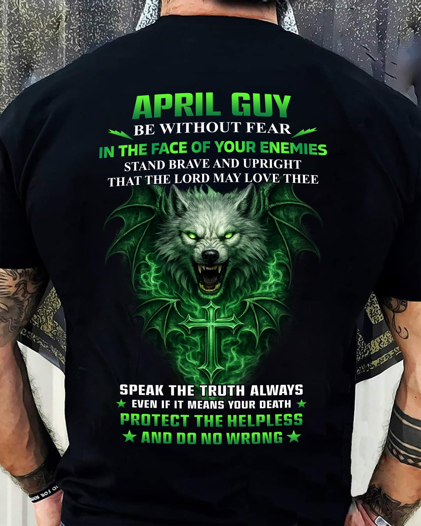 APRIL, STAND BRAVE AND UPRIGHT – SNOW MALE04 (SKU2602-105-04)