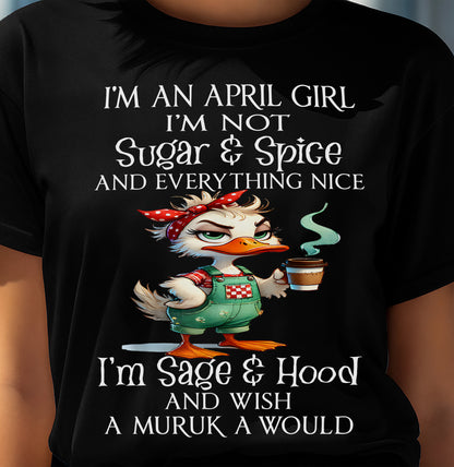 APRIL SHIRT, I’M NOT SUGAR & SPICE - SNOW MALE04 (SKU2603-44-04)